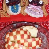 ひな祭りの林檎のハニーヨーグルトサラダ